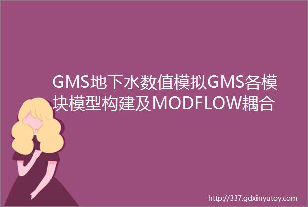 GMS地下水数值模拟GMS各模块模型构建及MODFLOW耦合水流动数值模拟及报告编制溶质运移模型等地表水耦合技术