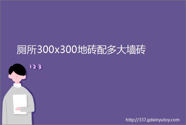 厕所300x300地砖配多大墙砖